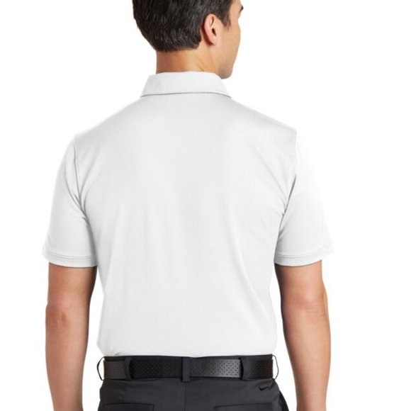 NIKE GOLF DRI-FIT SOLID ICON PIQUE POLO SHIRTS 746099 Color White Size XXL (New) - Picture 3 of 6